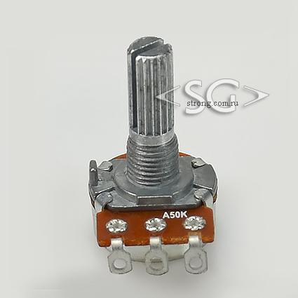 СП3-500"а"М 50 кОм А вал Т/20 (импортная серия R16, WH148)